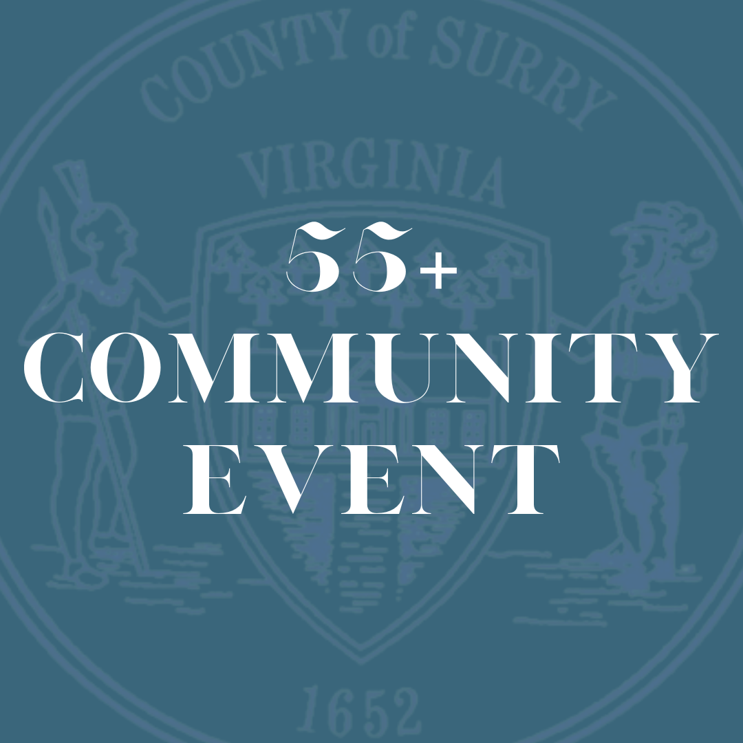55 Plus Community Event Graphic
