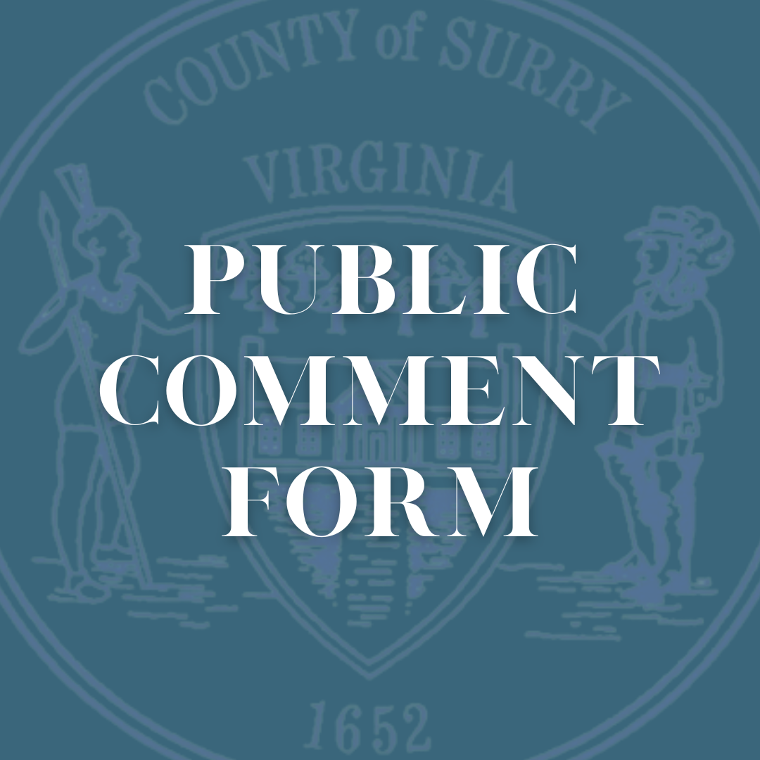 Public Comment Form square
